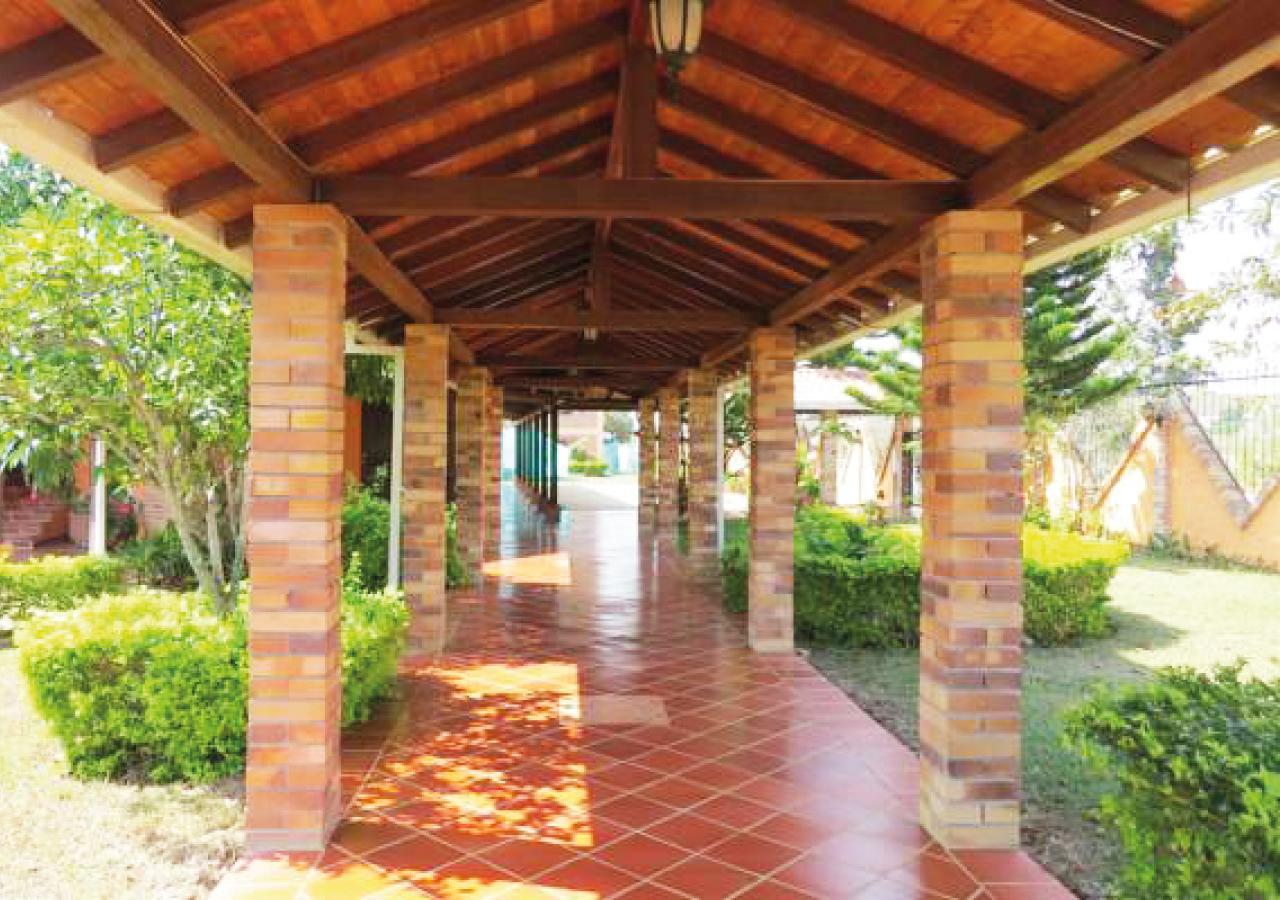 Hotel Cristo Rey Campestre Los Santos  Bagian luar foto